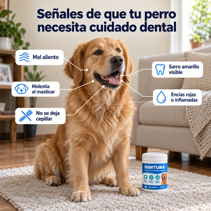 Pawtura™ Toallitas Dentales para Perros