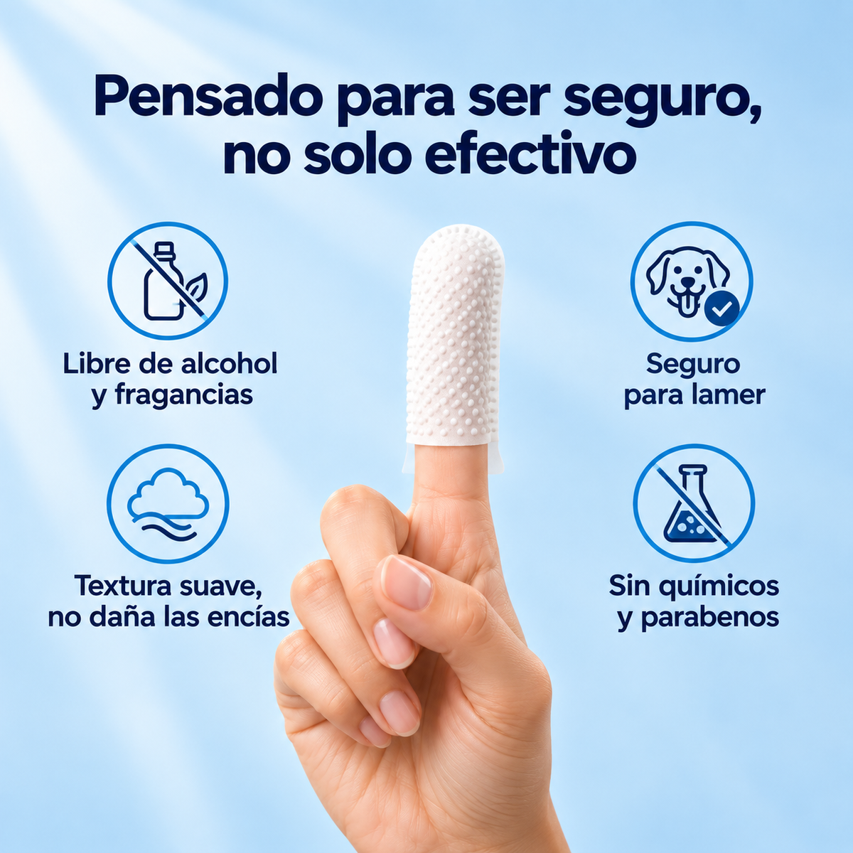 Pawtura™ Toallitas Dentales para Perros